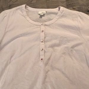 Pale lavender linen J Jill tunic